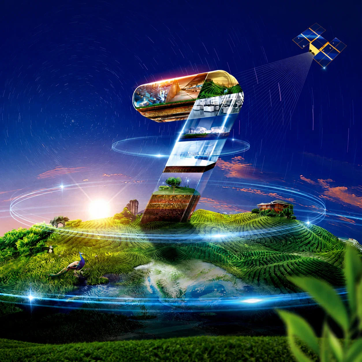卫星科技连接茶园、研发、生产与溯源